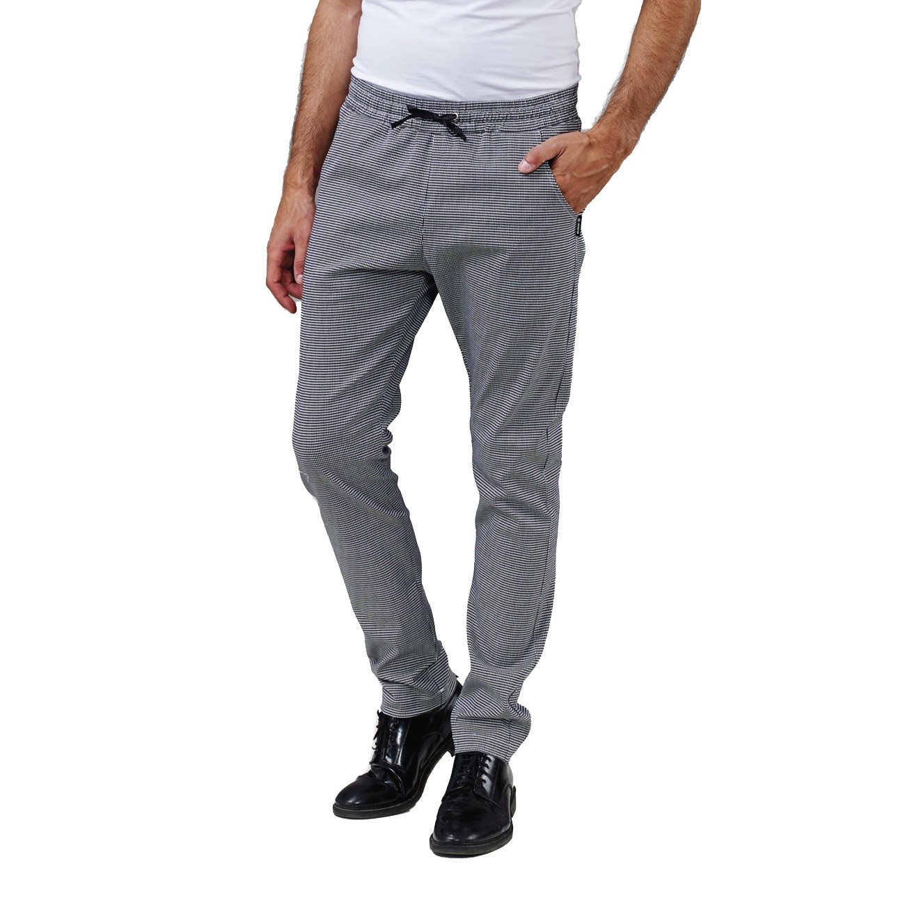 Nanxson Pantaloni Da Cuoco Larghi Da Uomo, Pantaloni Da Lavoro Stampati Con Divise Da Cucina Da Ristorante In Vita Elastica